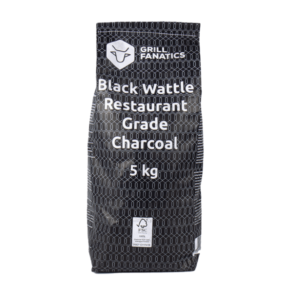 Grill Fanatics Restaurant Grade Charcoal Black Wattle 5kg